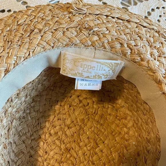 Cappelli Woven Straw Hat - Picture 5 of 6